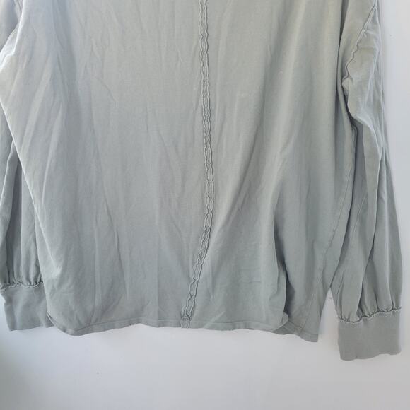 We the Free Free People Oversized Pocket Long Sleeve Tee XL Boho Indie - Picture 6 of 8